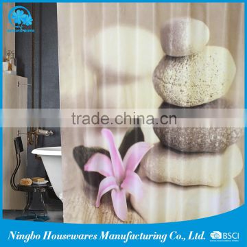 China Wholesale High Quality polyester fabric shower curtain