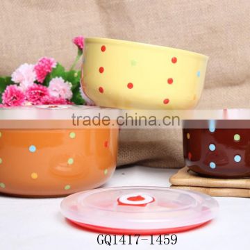 liling hot saling bulk soup bowls with silicone lids