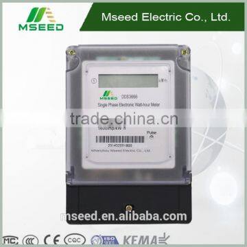 made in china DDS3666 LCD Single-phase English system electricity energy Power Meter with competitive price