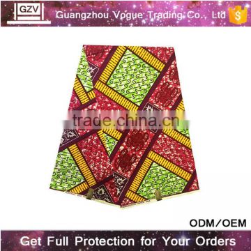 Vogue african wax fabric textitle wholesale price 100% cotton african prints