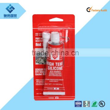 Exceed OEM standard high temperature RTV silicone rubber adhesive 100% silicone gasket maker