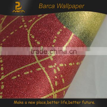 3d glitter wallpaper board for decoration with wood panel board