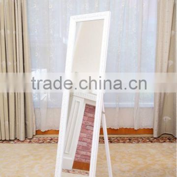 cheap home decoration classical empaistic standing mirror