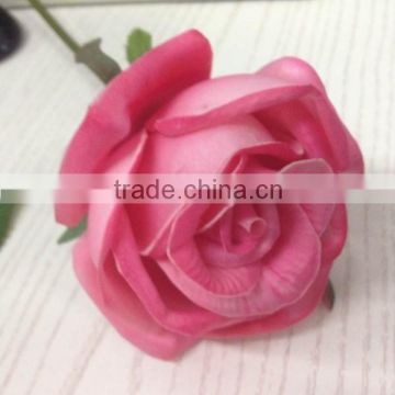 Decorative red diamond rose head for home decoration