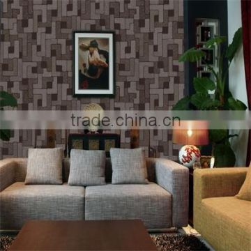 Newly designed commercial deep embossed wallpaper from china wholesale