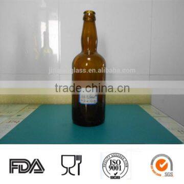 530ml amber beer glass bottle
