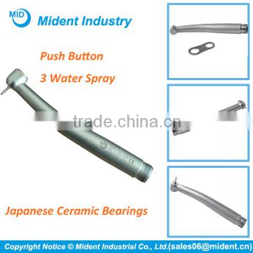 Japanese Ceramic Bearings Dental High Speed Handpiece Push Button, Top Quality Dental Handpiece