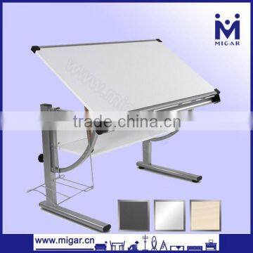 2015 New height and table top adjustable drafting drwaing table