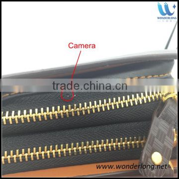 Hand Wallet bag Hidden Spy Camera DVR Mini Camcorder Recorder with remote Control mini wallet camera