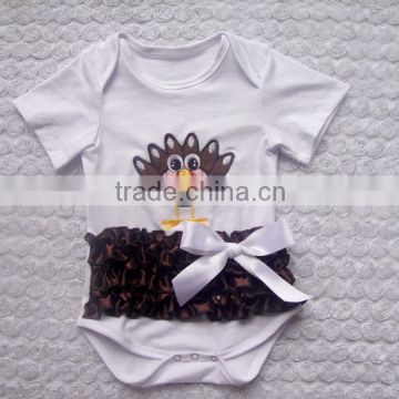 Hot sale thanksgiving baby clothes baby romper for girls