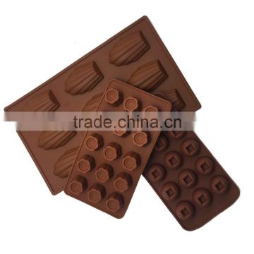 Silicone molds/chocolate molds/ice pop molds standard with FDA&FLGB