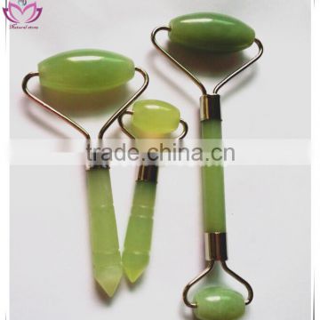 Chinese traditional xiuyan jade roller face massage roller jade face roller