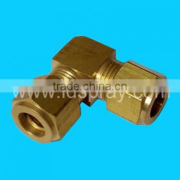 brass threaded ferrule 9.52mm elbow 90degrees connector