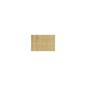 Yellow Scratches Resistance Wood Grain PVC Film / Sublimation Transfer Film For House Decoration