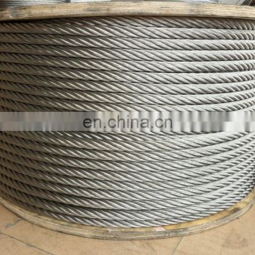 aisi 304 316 stainless steel wire rope non magnetic manufacturer