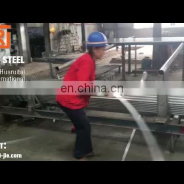 ERW welded round gi pipe 2" ss400 galvanized natural gas steel pipe