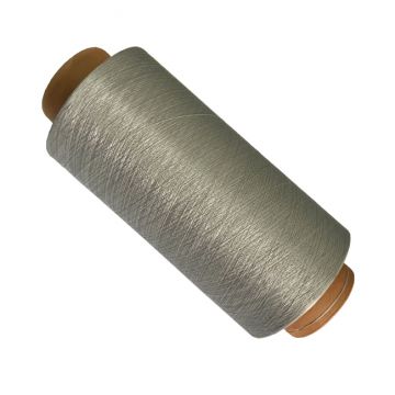 75d/72f  Silver Antibacterial Yarn Bamboo Charcoal Polyester
