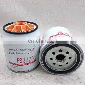Diesel engine parts Fuel Water Separator Filter FS36244 for truck