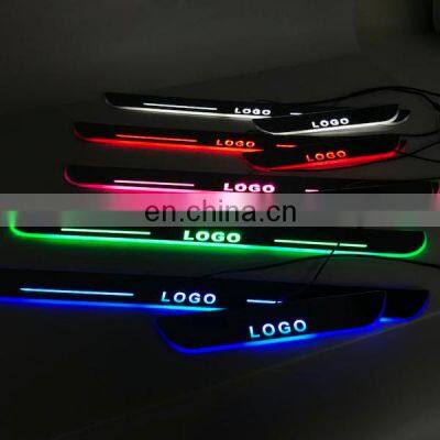 car Door Sill welcome Plate Strip moving light led door scuff for Jeep Grand Cherokee srt other exterior accessories