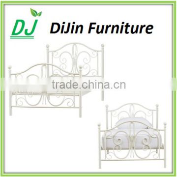 Comfortable good modern metal design double bed