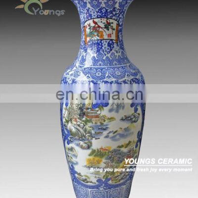 90cm Tall Jingdezhen Traditional Floor Vases