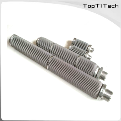 Deep pleated filter cartridges for air oil filtration