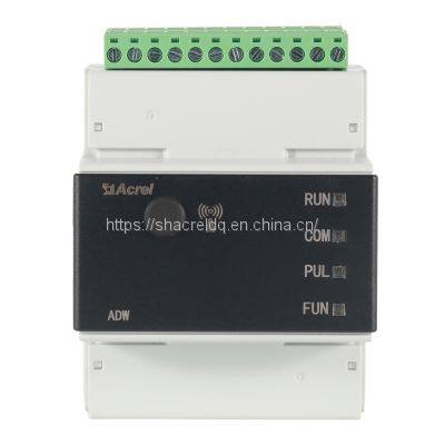 Multi Channel Energy ADW200-D10 Up To Four Channels Externals Current Transformers AC 380V RS485 Modbus-RTU Din Rail kwh Meter