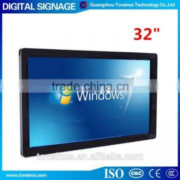 32 inch indoor/outdoor public multimedia lcd digital signage advertising screen