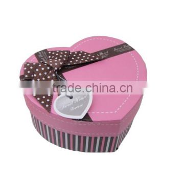 Heart Shaped Paper Box With Lid&Bottom