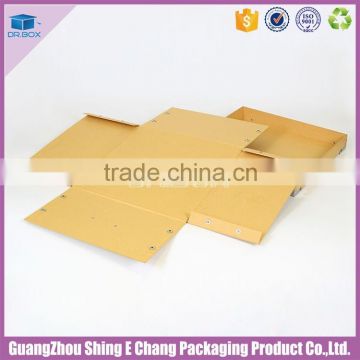 2016 cheap Drawstring packing carboard shoe paper clear folding box