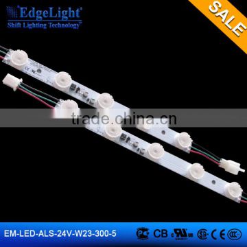 Edgelight LED strips ALS 24V PCB 300mm length 5 lamps flexible 24v led strip light bargain price