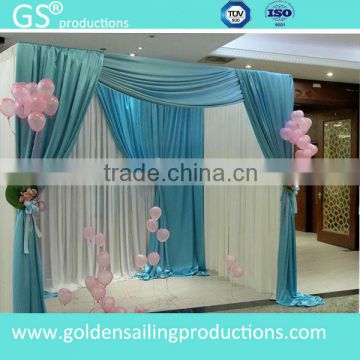 Aluminum adjustable pipe and drape stands backdrop