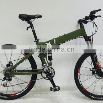 8speed supension 26" mountain folding bike for hot sale
