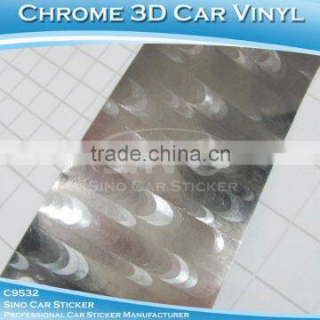 CARLIKE 1.52x30m Air Free Chrome Moon Car Vinyl Film Roll