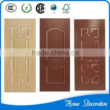 HDF Moulded Door Skins(fancy,veneer,melamine)Good quality molded teak HDF door skin