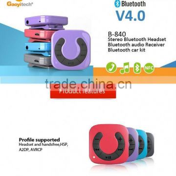 New!!!NFC Bluetooth Music Receiver Audio Speakers for Smartphone