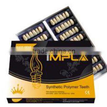 Nature-like acrylic synthetic polymer teeth IMPLA T3