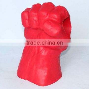 pu fist shape glove