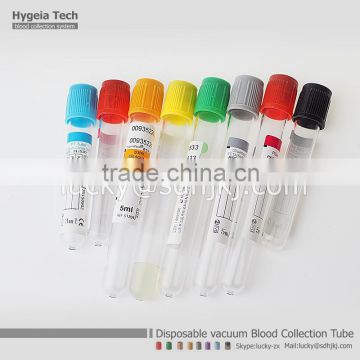 disposable vacuum blood collection pet and glass tube