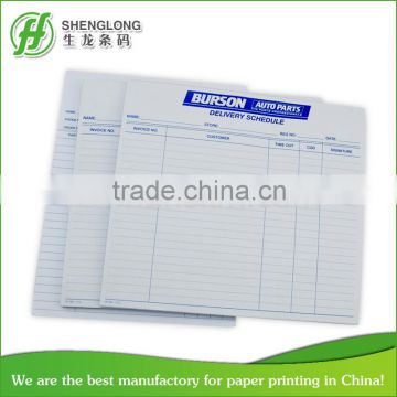 professional manufacturer with NCR invoice book