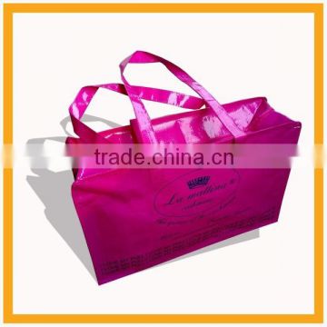 hot sale polyester pp woven shopping bag