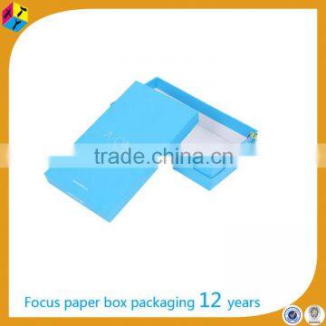 luxury rigid cardboard packing box for cell phone