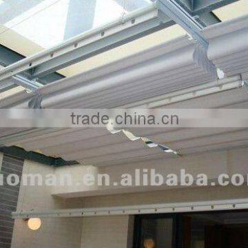 double track roof sunshade