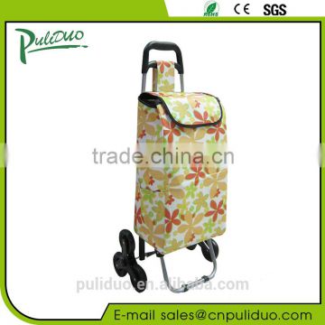 High Quality Collapsible 6 Wheeled Foldable Trolley Shopping Bag