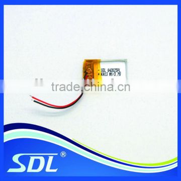 SDL 3.7V 150mAh Li-polymer 042025PL