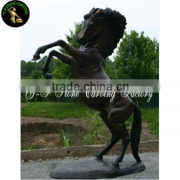 Copper brass horse statue for garden sculpture