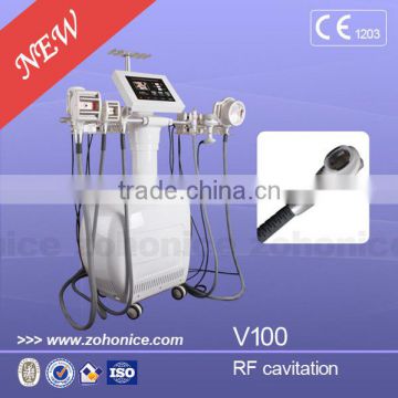 Slimming Machine For Home Use V100 CE Guranteed Quickest And Safest Rollers Wrinkle Removal Ultrasonic Liposuction Cavitation Slimming Machine With Reduction Fat