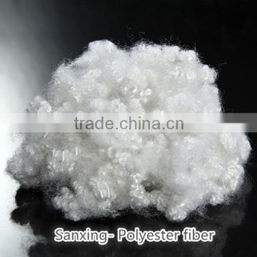 Polyester staple fiber 7dx64mm use for filling