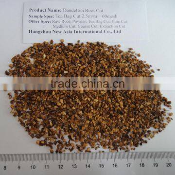 100% Natural Chinese Herb Medicine Dried Dandelion Root and Leaves Slices and Cut