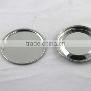 Set of metal lid and bottom with SGS / FDA certificates